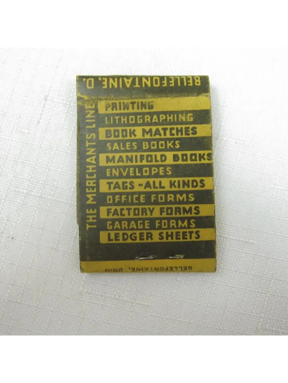 3 Vintage Matchbooks Merchant Industries Inc The City Loan Match Corp of America